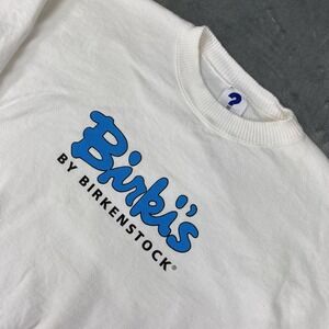 Vintage Birkenstock Sweatshirt‎ Mens Size XL White Baggy 90s USA Made Birki's